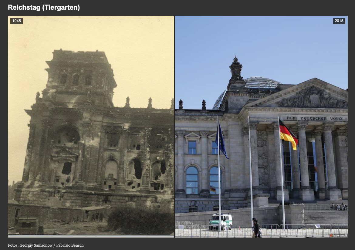 You can interact with the images of the Berlin’s Reichstag here